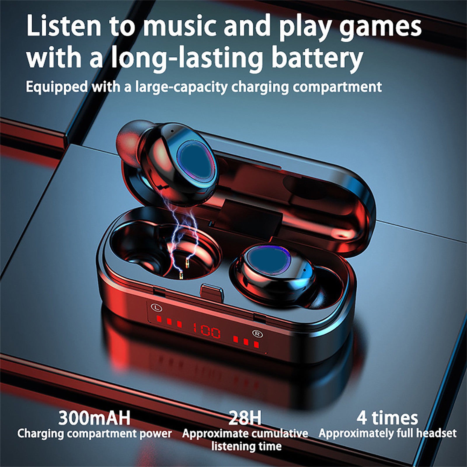 Wireless Bluetooth Touch Headset Mini Binaural Cross Border Tws Battery Display 5.0 Wireless Bluetooth Touch Headset Mini Binaural Cross Border Tws Battery Display 5.0